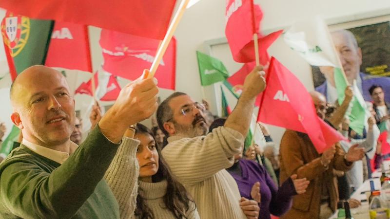Almoço com apoiantes na Amadora